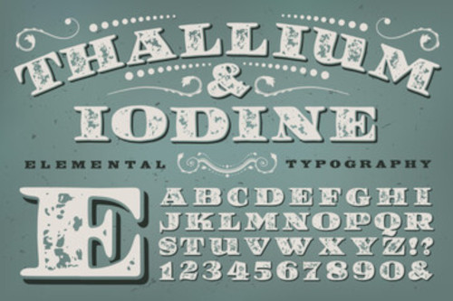 Old medicine advertisement for Thallium and Iodine