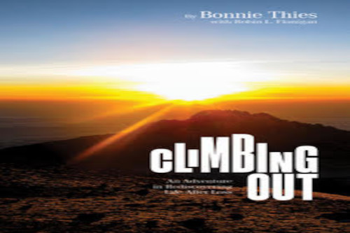 Book cover of 'Climbing Out' by Robin Flanigan and Bonnie Thies