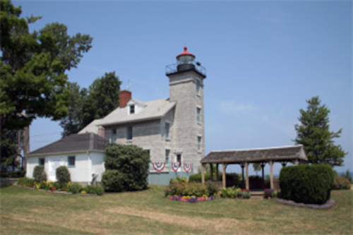 Picture of the sodus bay lighthouse
