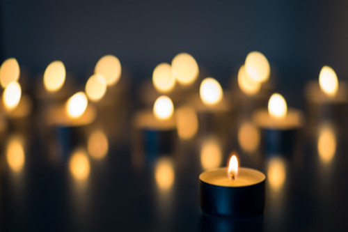 photo of lit candles