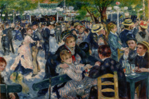 Renoir's painting Bal du moulin de la Galette