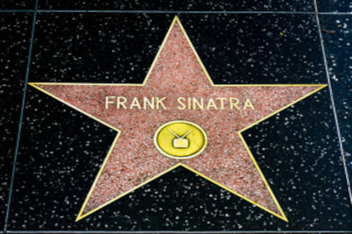 sinatrastar Photo of Frank Sinatra's star on the Hollywood Walk of Fame