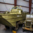 Picture of a military vehicle in a hanger