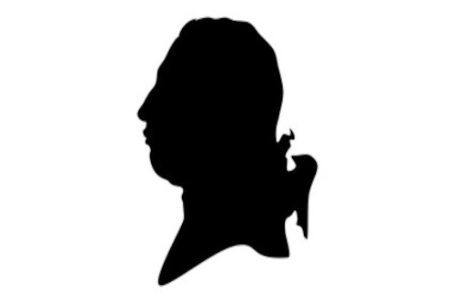 Silhouette of King George III